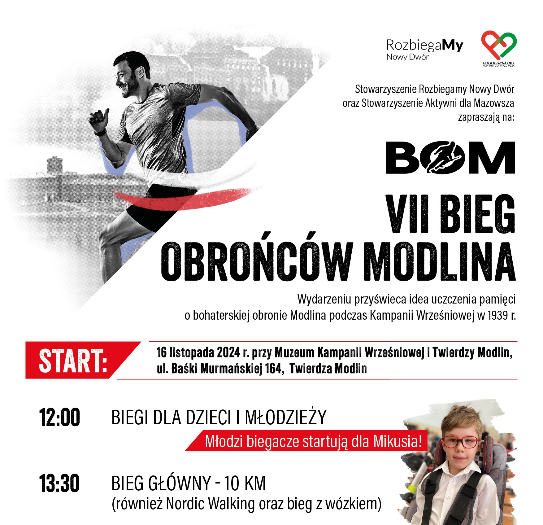 VII edycja BIEGU OBROŃCÓW MODLINA