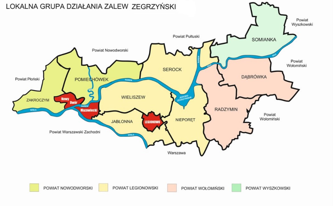 Lokalna Grupa Działania Zalew Zegrzyński wdraża interwencję I.13.1 LEADER/Rozwój Lokalny Kierowany przez Społeczność