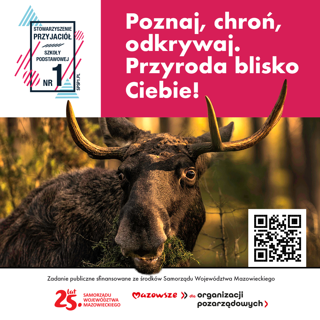 grafika informująca o projekcie - przyroda blisko ciebie