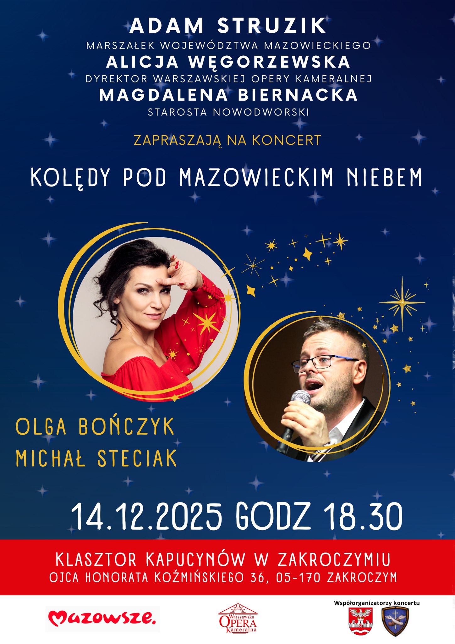 plakat promocyjny dotyczący koncertu