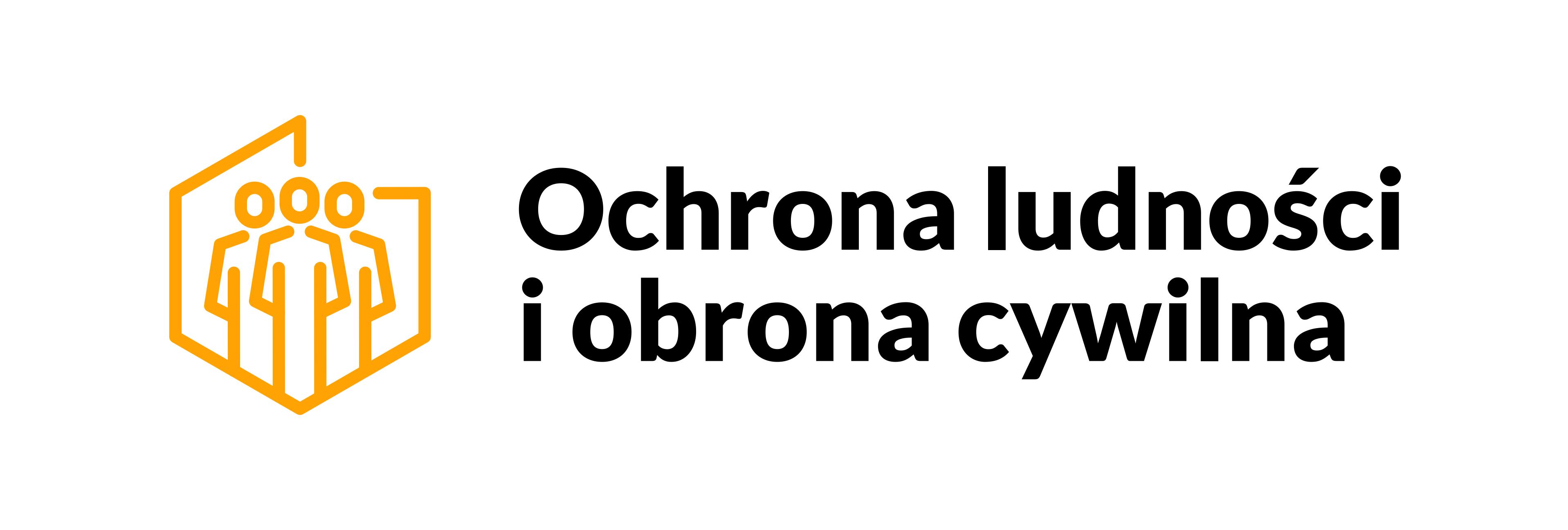 logotyp - Ochrona ludności i obrona cywilna