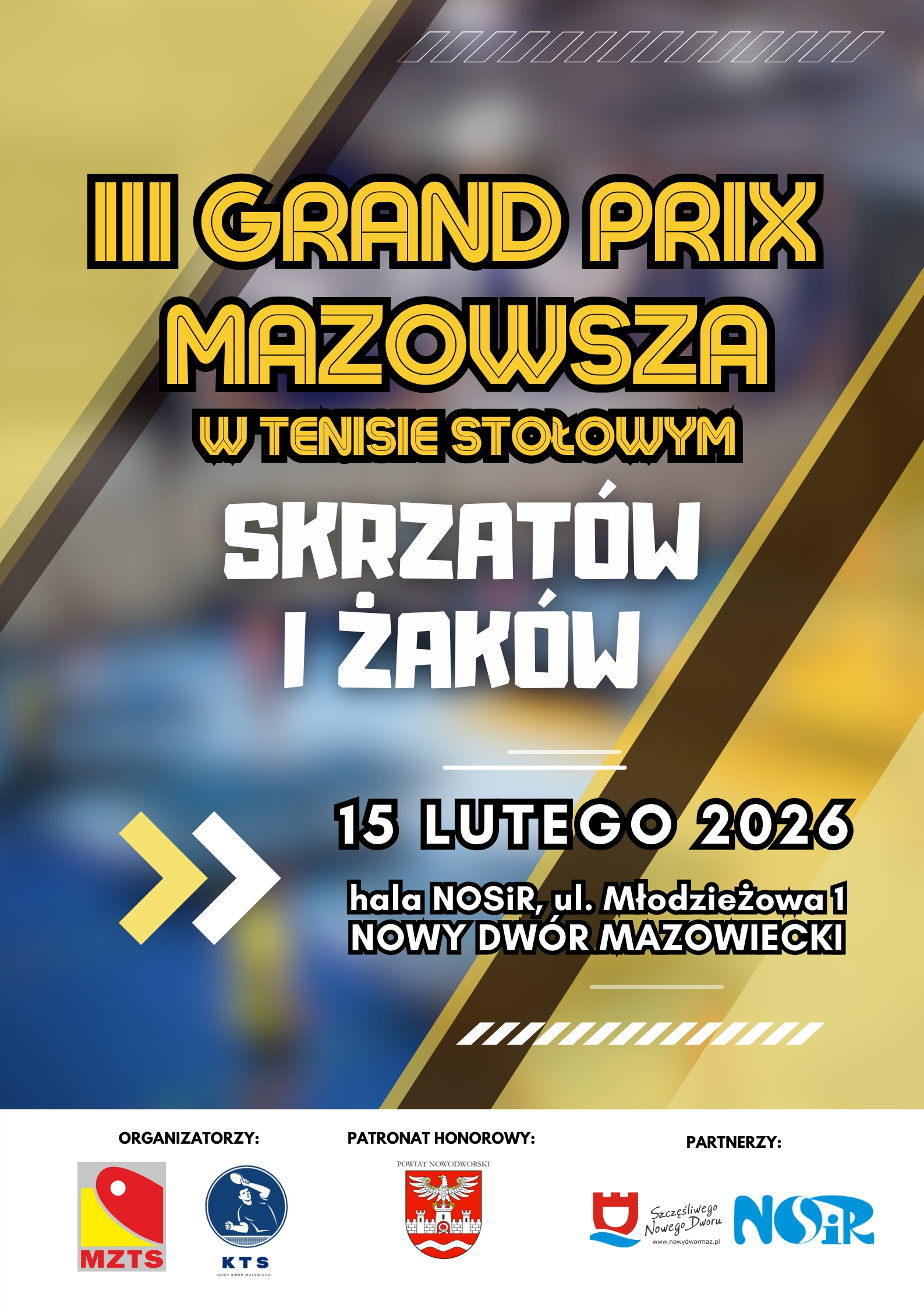 plakat promujący wydarzenie III Grand Prix Mazowsza