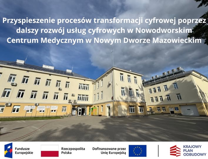 grafika dot. dofinansowania Nowodworskiego Centrum Medycznego