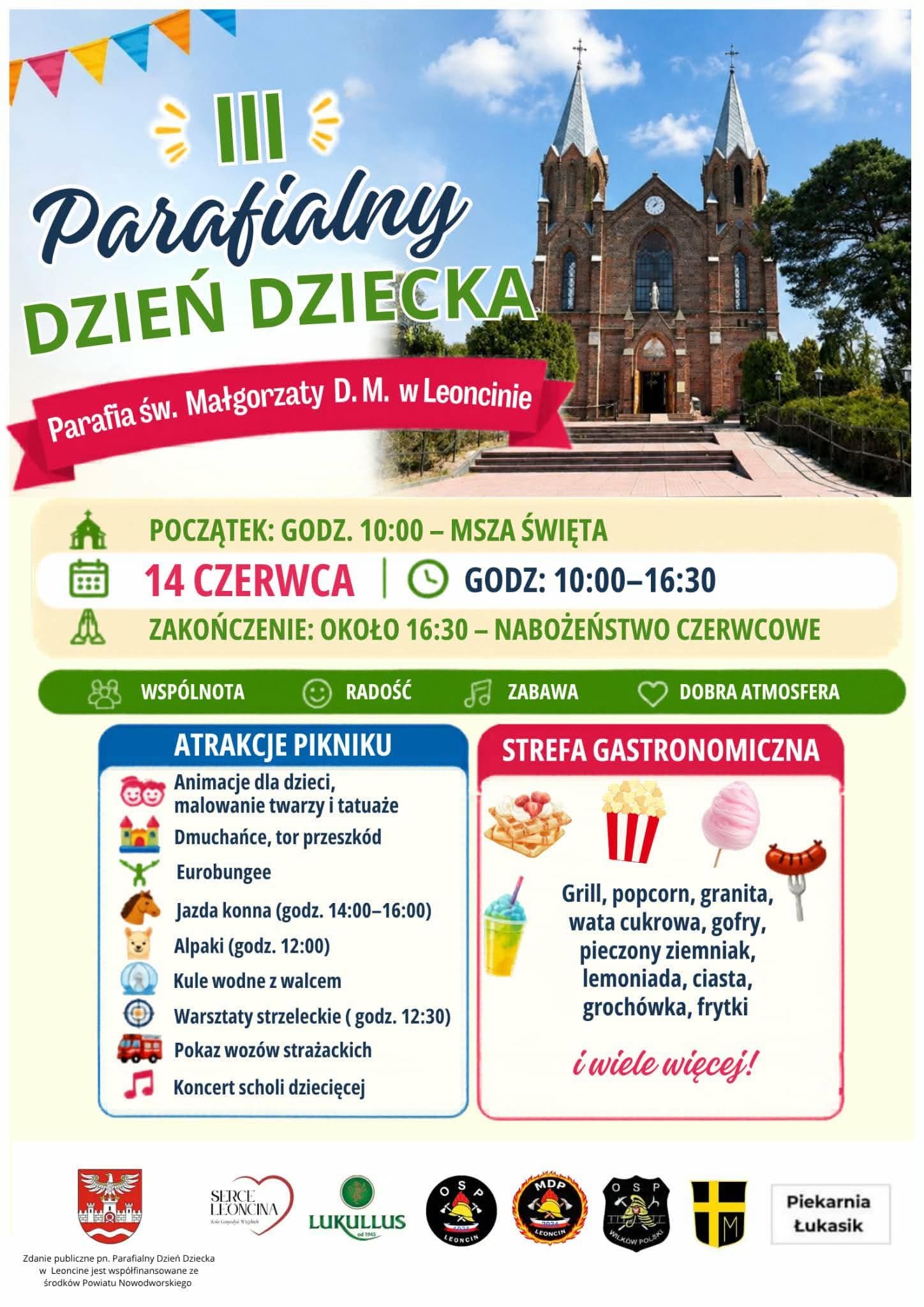 III Parafialny Dzień Dziecka w Leoncinie